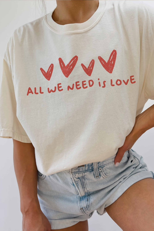 All You Need Is Love Graphic Tee