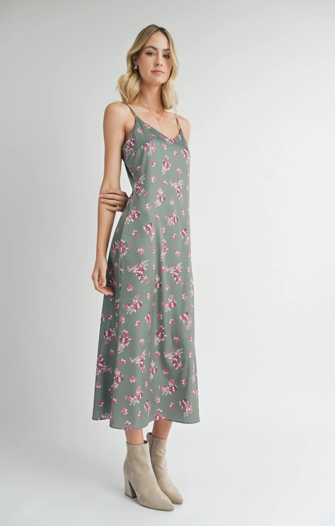 Mallory V-Neck Slip Dress