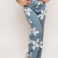 Daisy Denim Wide Legged Pants