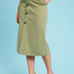 Lost In Paradise Belted Midi Skirt