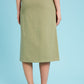 Lost In Paradise Belted Midi Skirt