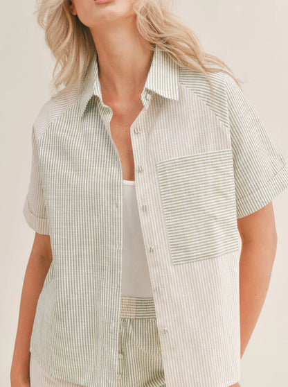 SCENIC DRIVE BUTTON UP TOP