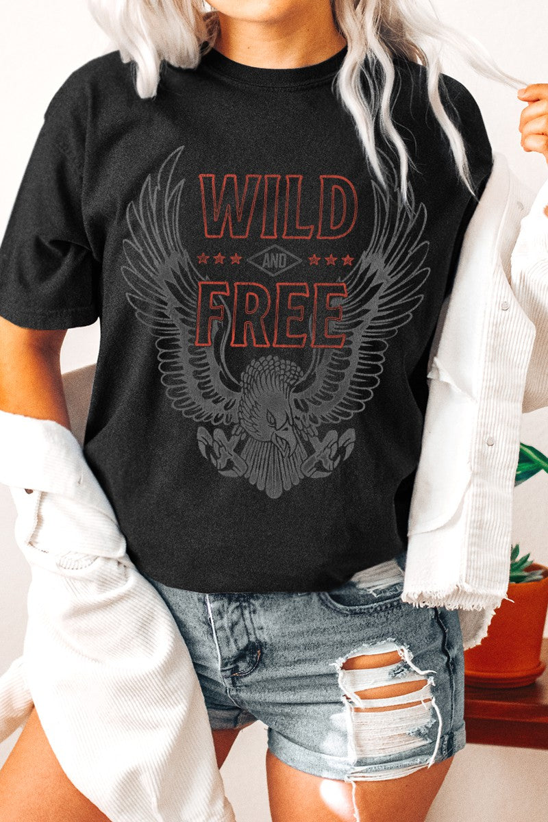 WILD AND FREE GRAPHIC TEE