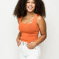 Sweet Summer Breeze Wide Strap Knit Brami Top