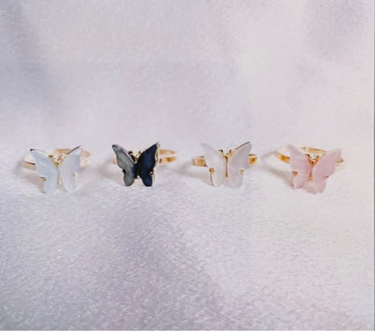 Butterfly Baby Rings