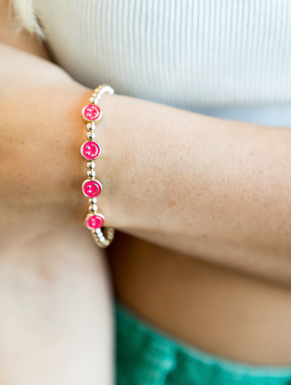 Goldie Locks Smiley Bracelet