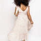 Blake V-Neck Tiered Midi Dress