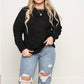 EMMALINE CHECKERED KNIT SWEATER