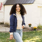 Run the Game Navy Bomber Jacket