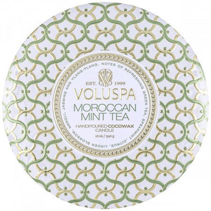 Voluspa Moroccan Mint Tea Candle
