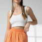 Summer Essential Ribbed Knit Crop Top