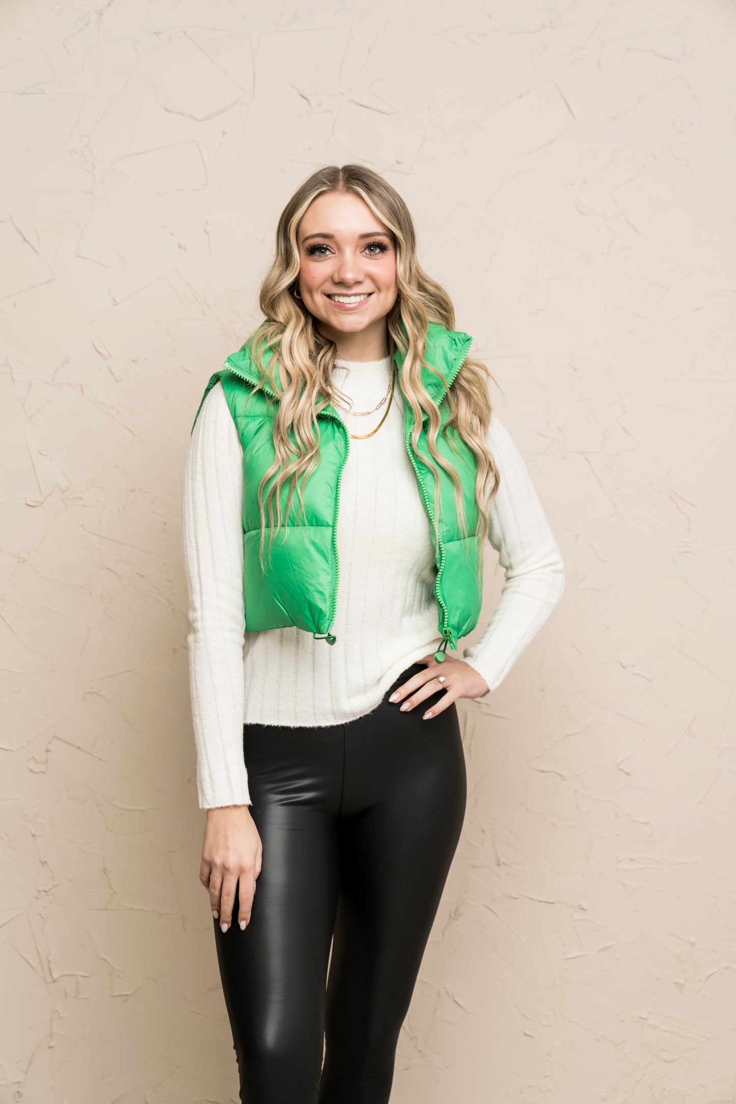 CROPPED PUFFER VEST