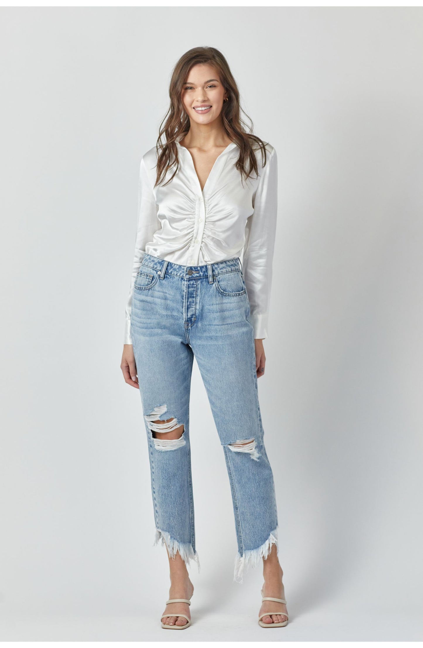 Zoey High Rise Mom Jean
