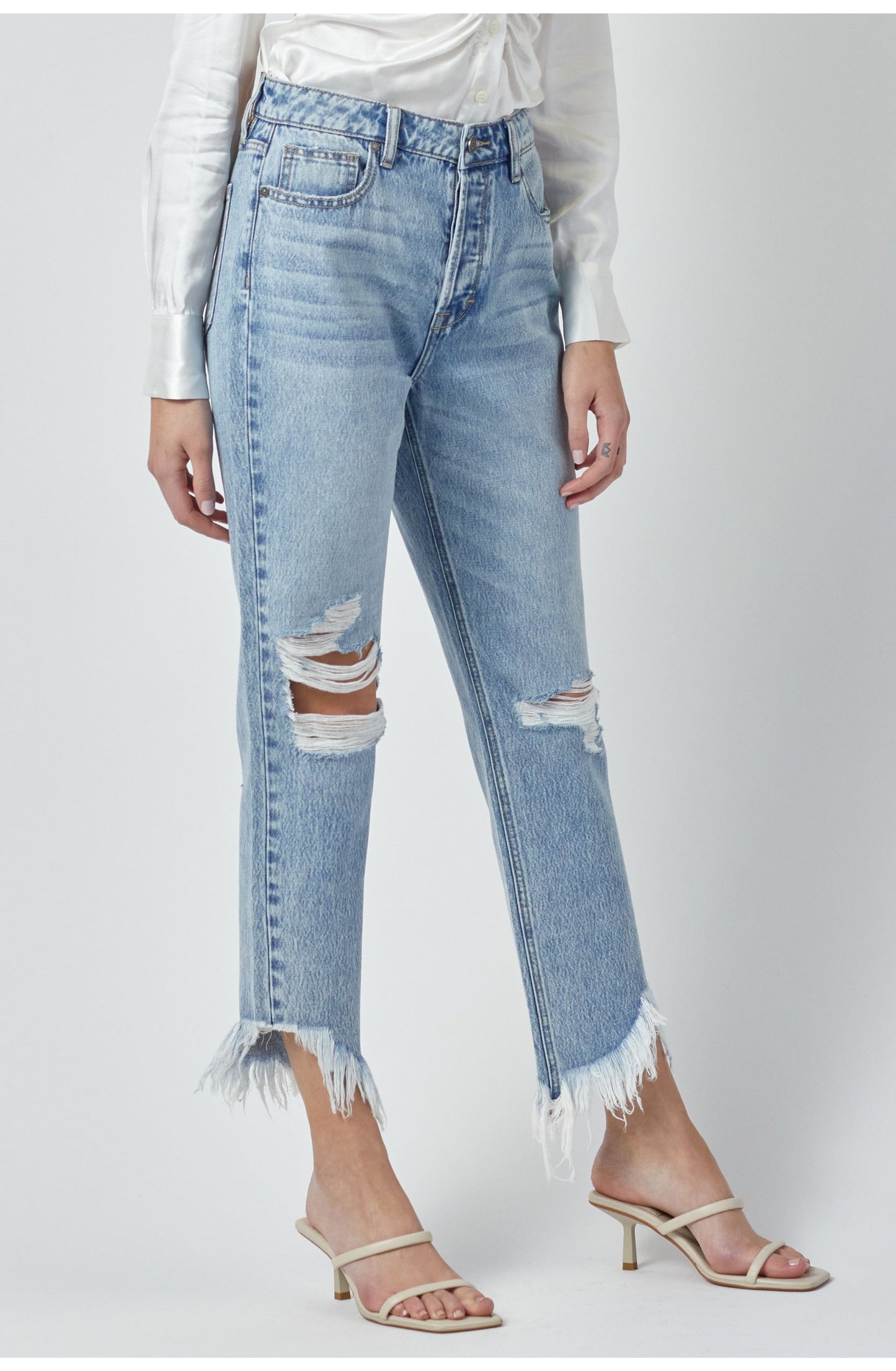 Zoey High Rise Mom Jean